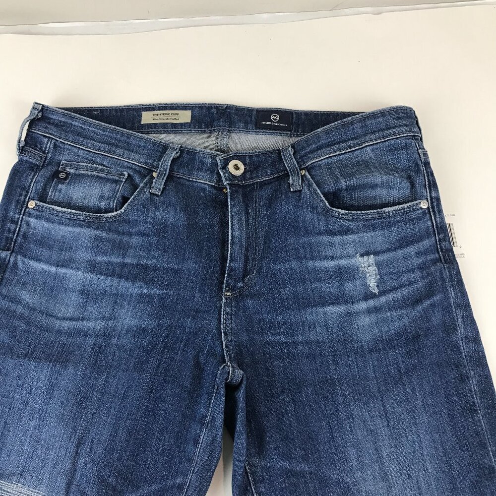 Women's AG Stevie Cuff Med wash Jeans Size 30